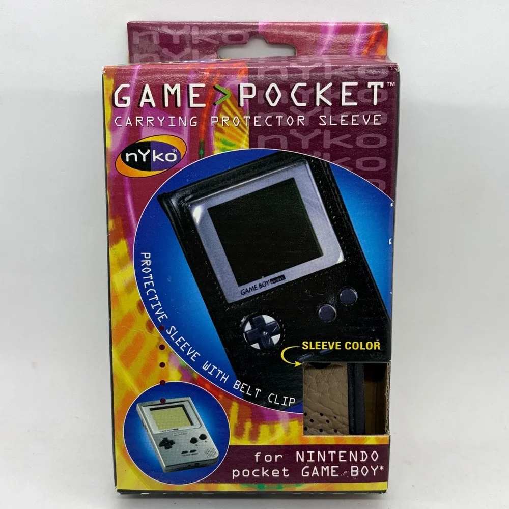 Nyko Game Pocket Carrying Protector Sleeve Tan Nintendo Game Boy Pocket GP-80045